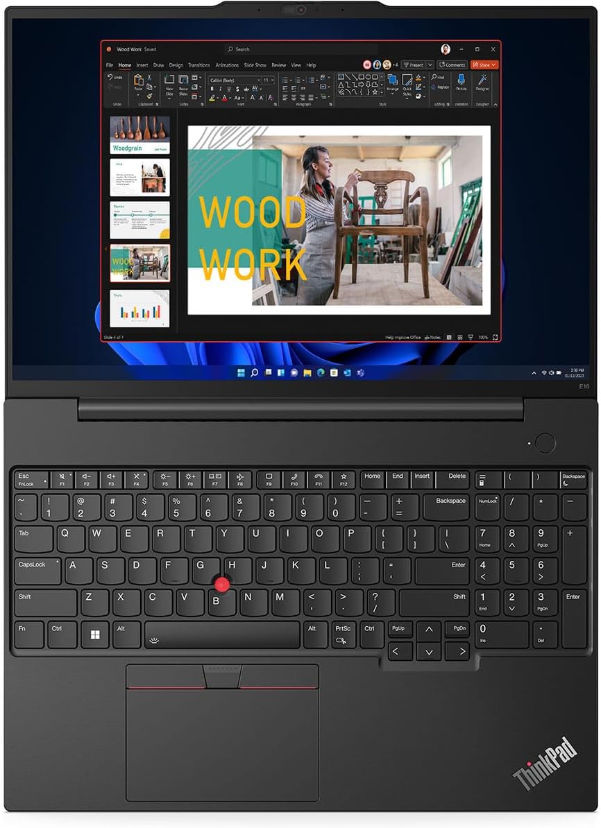 Lenovo 21JT001PUS ThinkPad E16: 16" Ryzen 5 7530U, 8GB, 256GB SSD