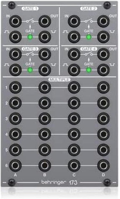 Behringer 173 QUAD GATE/MULTIPLES Eurorack Module