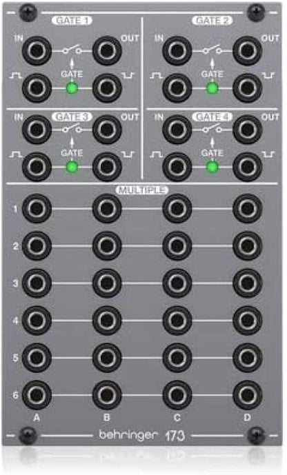 Behringer 173 QUAD GATE/MULTIPLES Eurorack Module