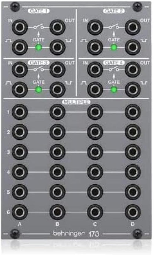 Behringer 173 QUAD GATE/MULTIPLES Eurorack Module