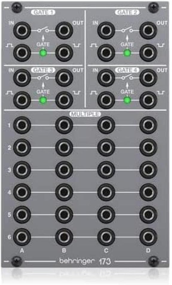 Behringer 173 QUAD GATE/MULTIPLES Eurorack Module — main product image