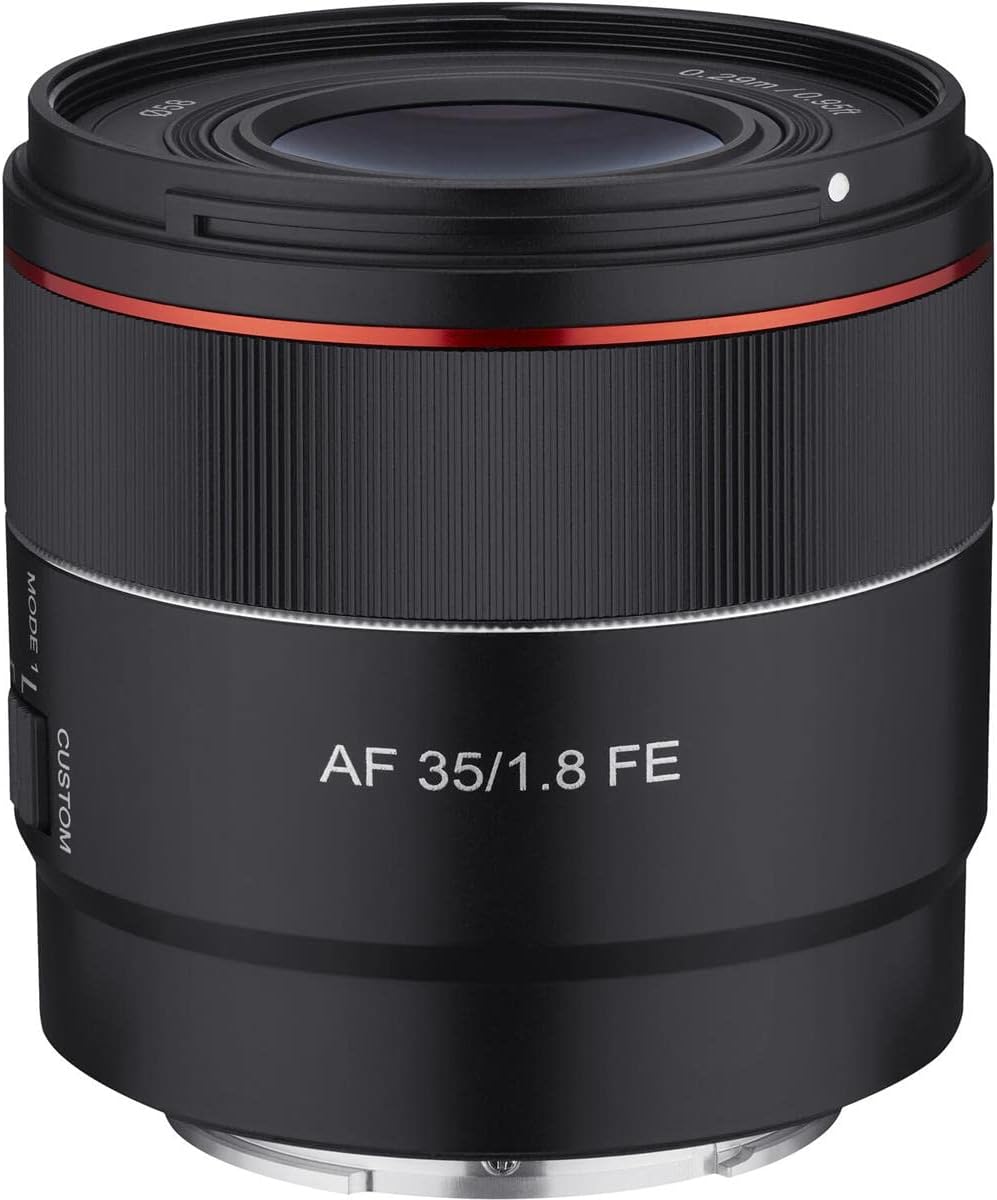 Rokinon IO3518-E AF 35mm F1.8 Full Frame Lens Sony E