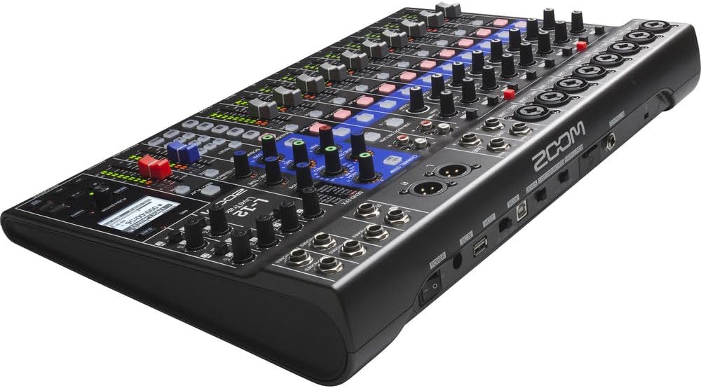 Zoom LiveTrak L-12 Digital Mixer Recorder - Multitrack Streaming