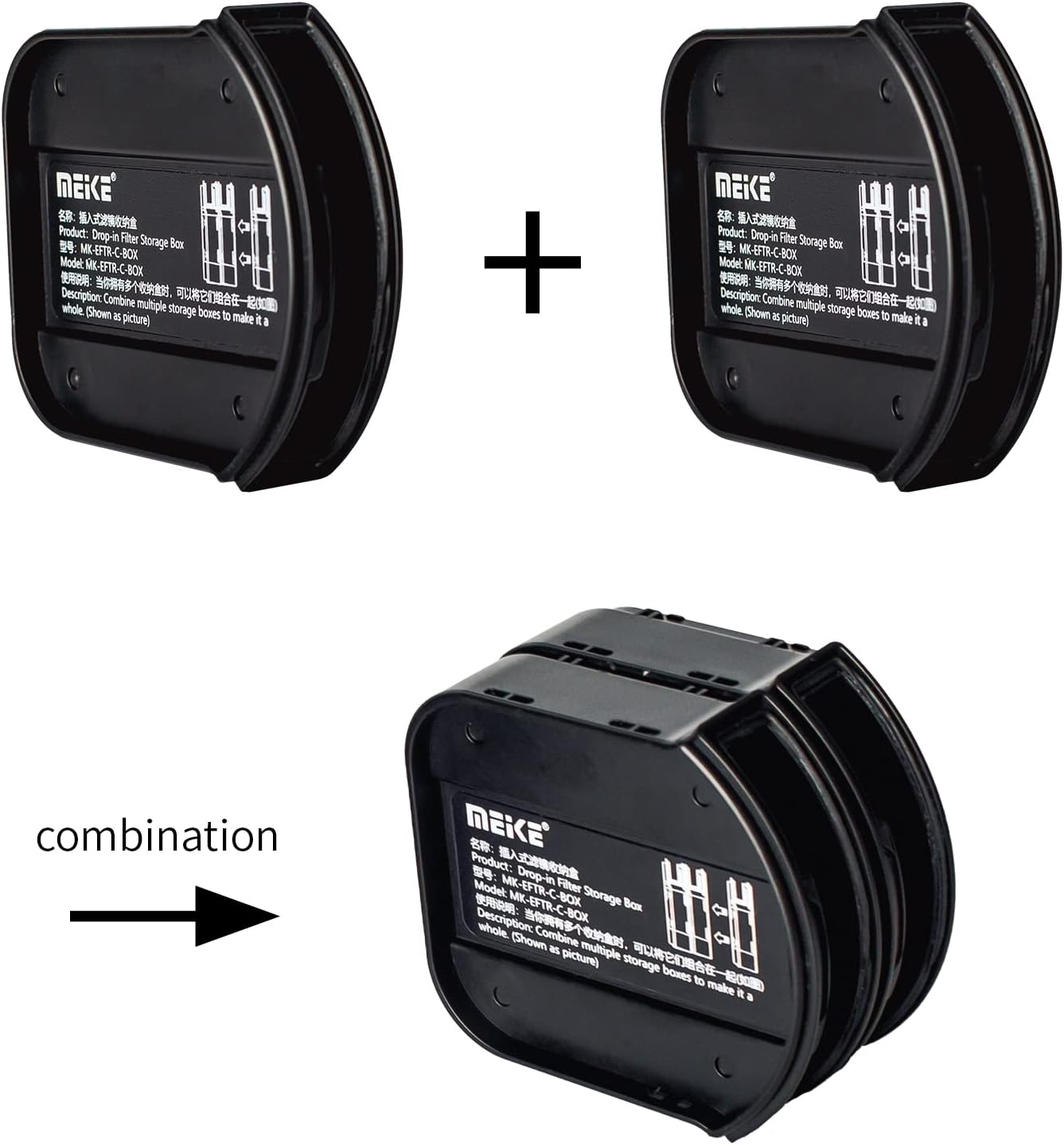 Meike MK-EFTR-C-BOX Drop-in Filter Storage Box Holder