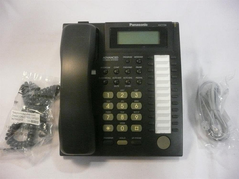 Panasonic KX-T7735-B 24-Button Speakerphone Black — main product image