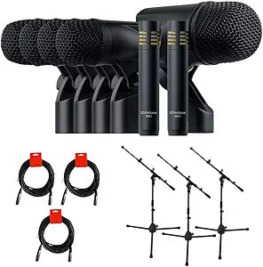 PreSonus DM-7 Drum Microphone Set w/ Tripod Stands — main product image