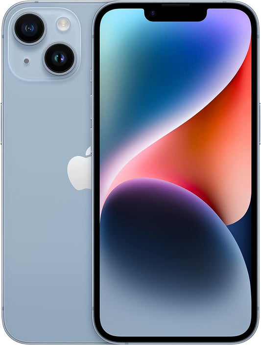 Apple iPhone 14 128GB Blue for AT&T Renewed
