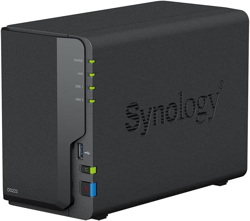 Synology DS223 8TB NAS Bundle with IronWolf HDDs