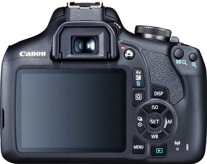 Canon EOS 2000D (Rebel T7) DSLR Camera Bundle (Renewed)
