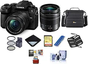 Panasonic DC-G95 Lumix Mirrorless Camera 12-60mm Lens Bundle