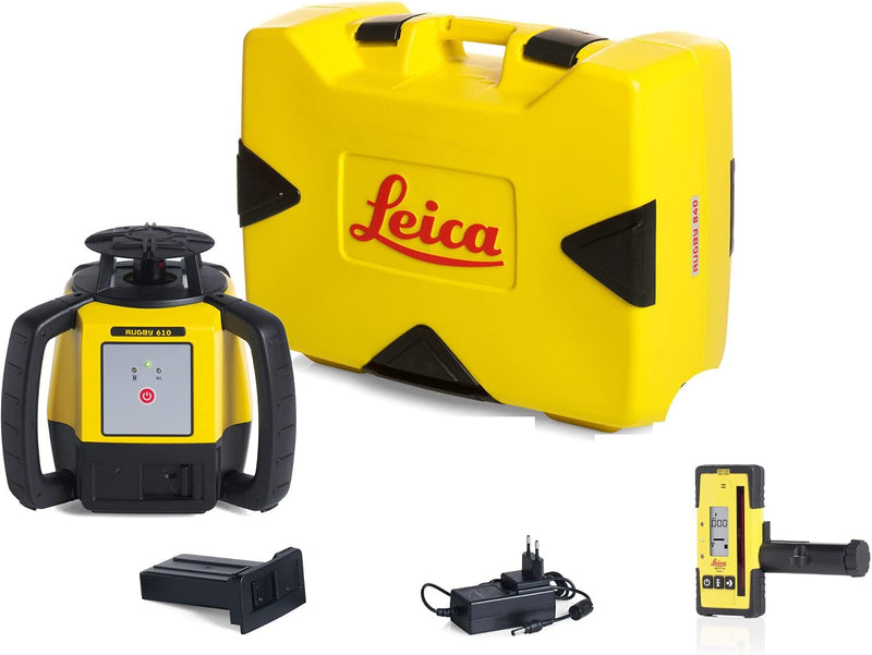 Leica Rugby 610 Rotary Laser Level Self-Leveling Kit — main product image