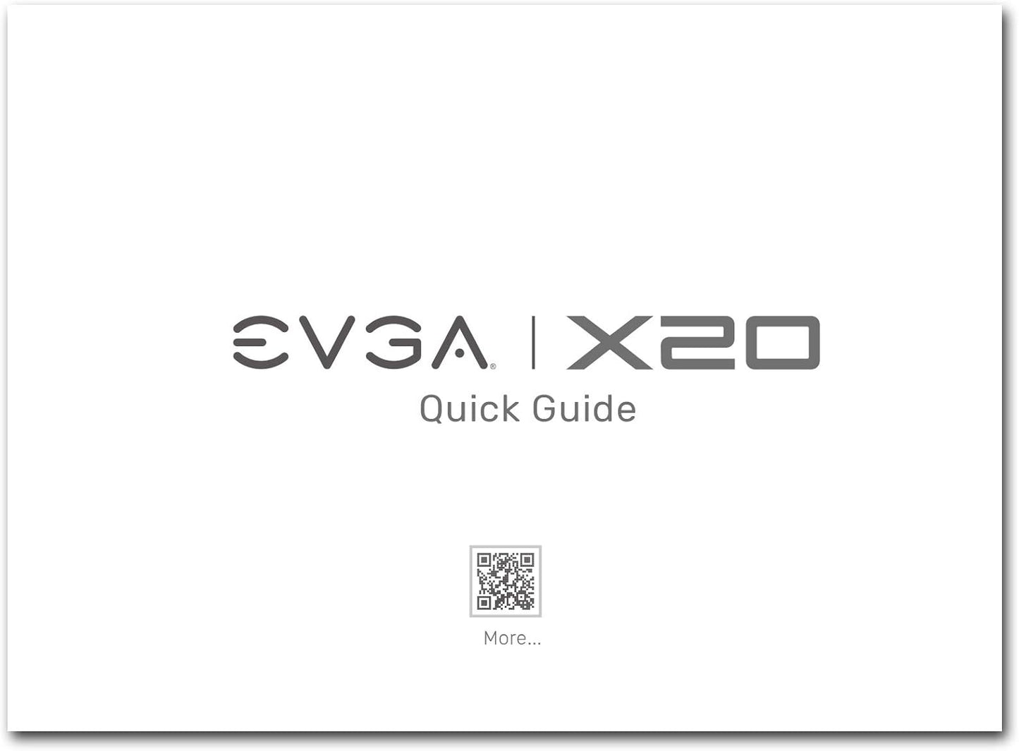 EVGA X20 Wireless Gaming Mouse 16000 DPI Ergonomic