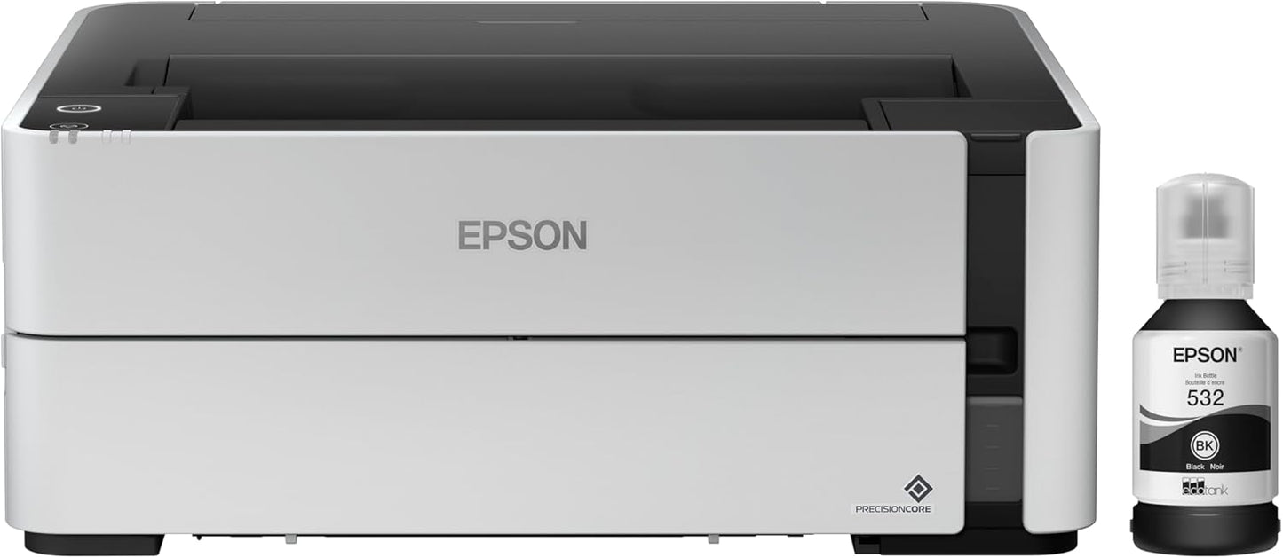 Epson ET-M1170 EcoTank Wireless Monochrome Printer with Ink