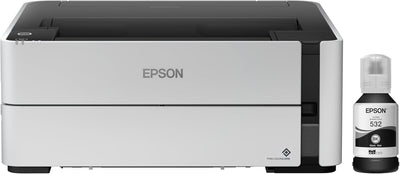 Epson ET-M1170 EcoTank Wireless Monochrome Printer with Ink