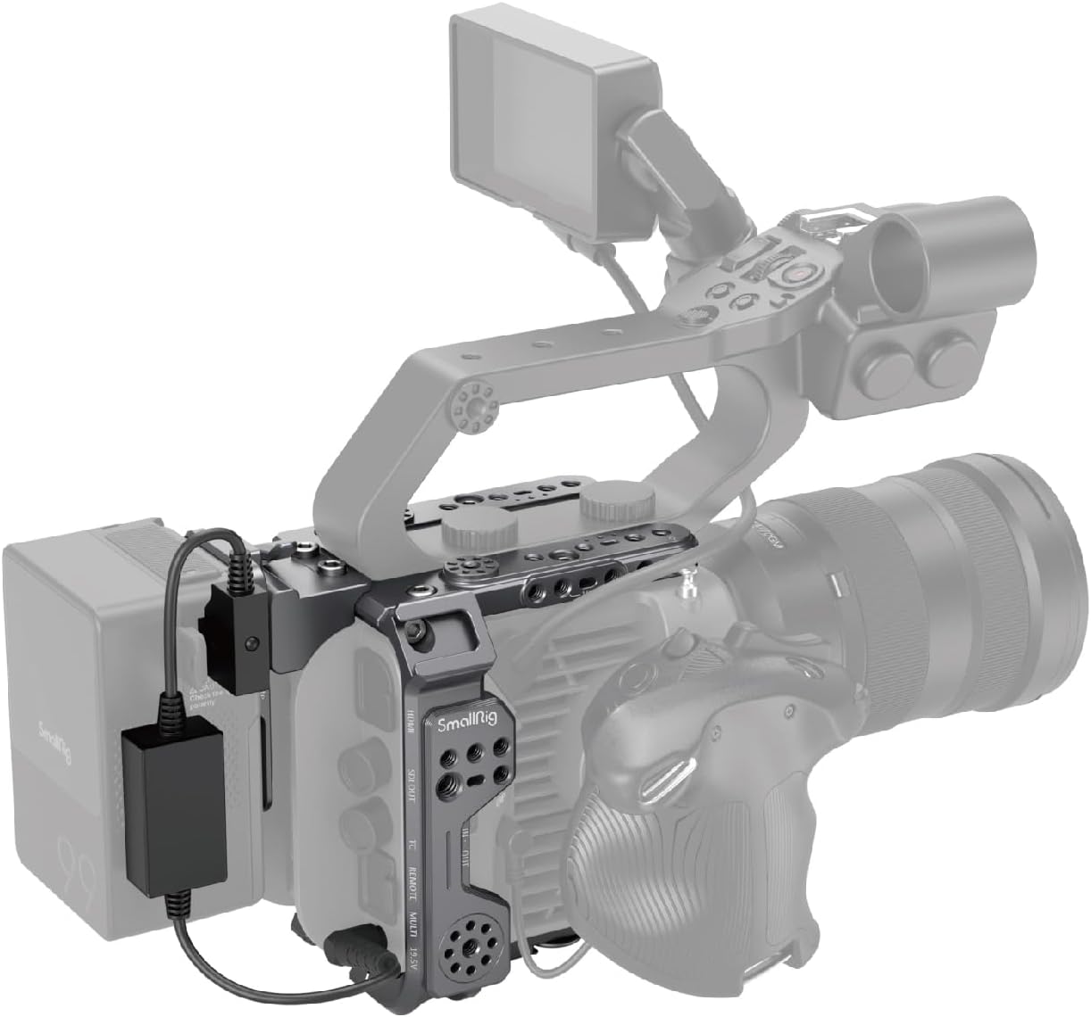 SmallRig 4124-CF FX6 Camera Cage Kit V-Mount Battery Plate