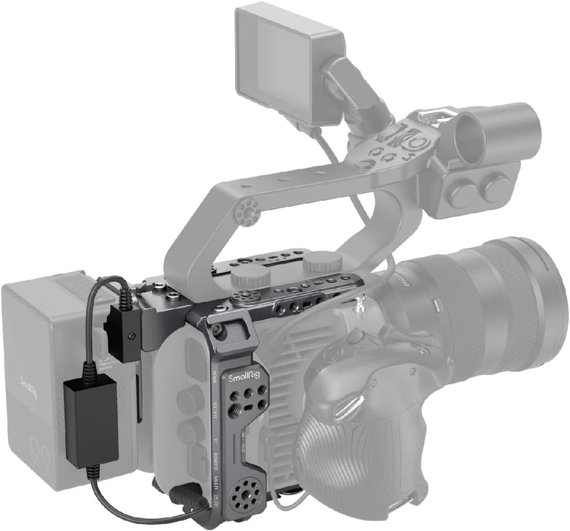 SmallRig 4124-CF FX6 Camera Cage Kit V-Mount Battery Plate — main product image