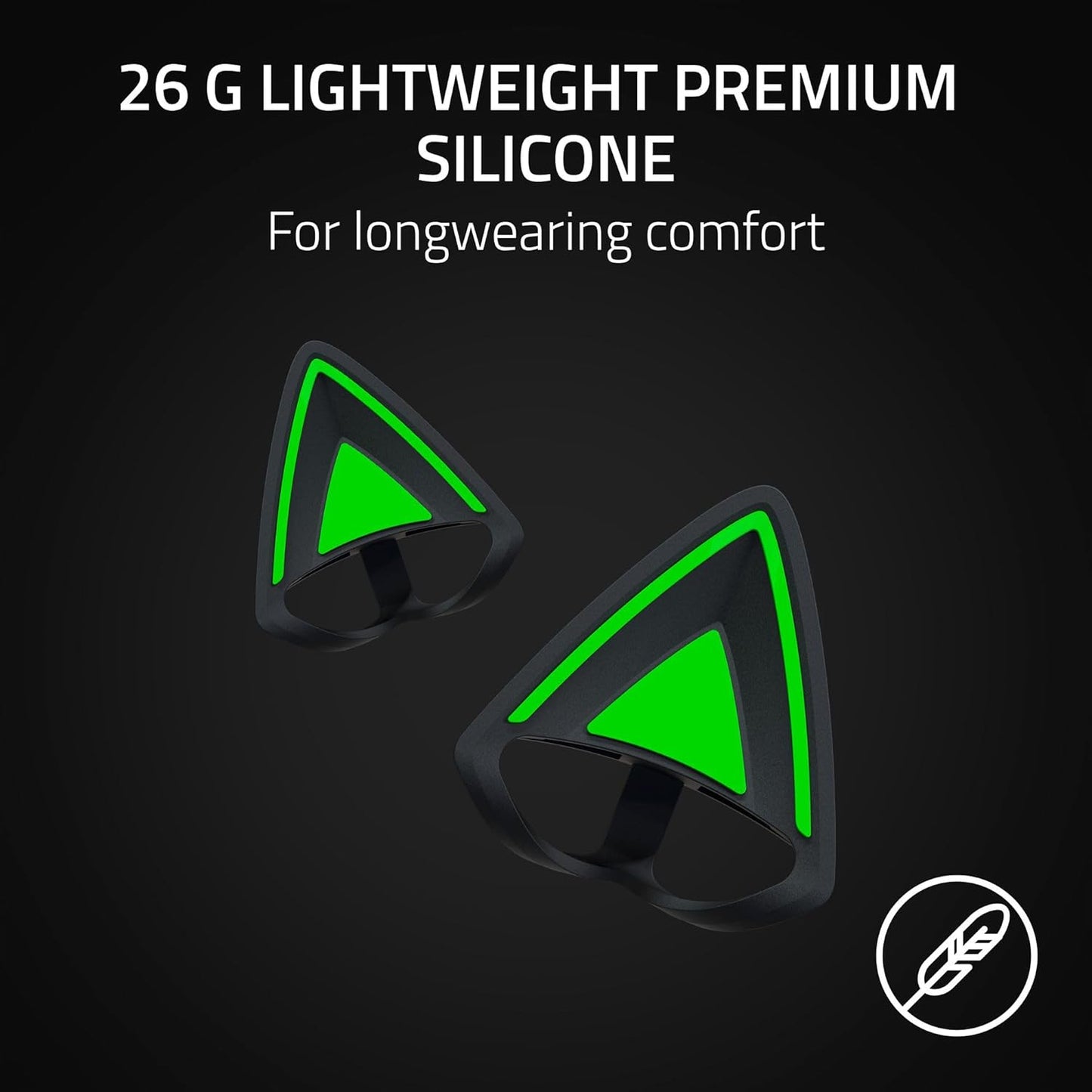Razer RC21-02230200-R3M1 Kitty Ears V2 Headset Attachment