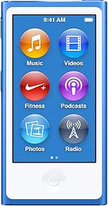 Apple MKN02LL/A iPod Nano 16GB Blue (7th Generation) — main product image