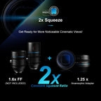 Sirui ADP125X 1.25x Anamorphic Adapter Venus Lenses