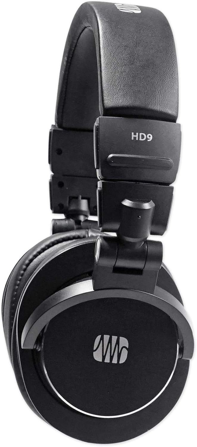 PreSonus HD9+RCM01 Studio Headphones Microphone Recording Bundle