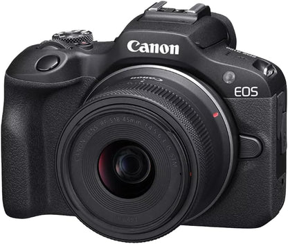 Canon EOS R100 Mirrorless Camera Kit with 18-45mm Lens