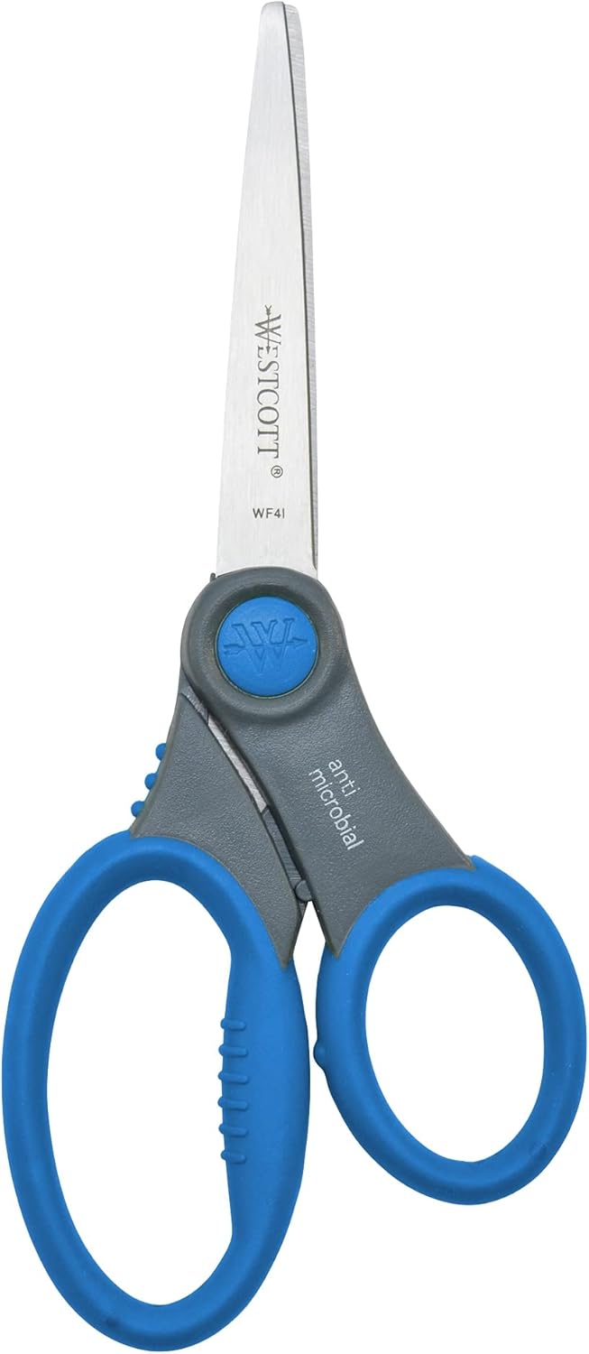 Westcott 14609-030: Soft Handle Student Scissors, 7-Inch