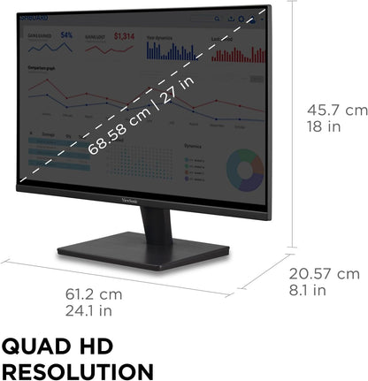 ViewSonic VS2725-2K 27-Inch QHD 100Hz Monitor
