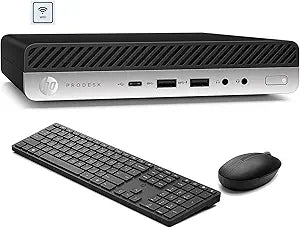 HP Prodesk 400 G3 Mini PC: i7-6700T, 16GB, 256GB SSD (Renewed)