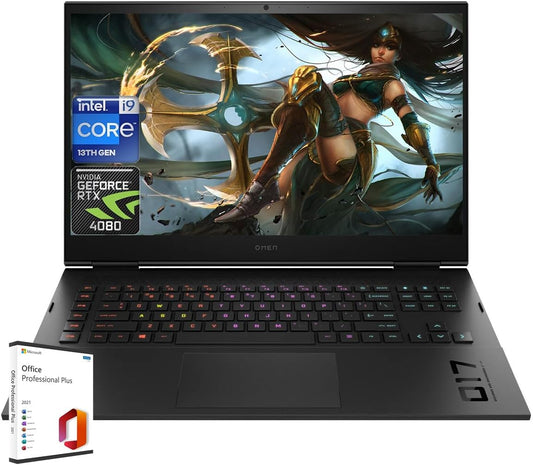 HP OMEN Gaming Laptop RTX 4080 i9-13900HX 17.3" QHD 165Hz