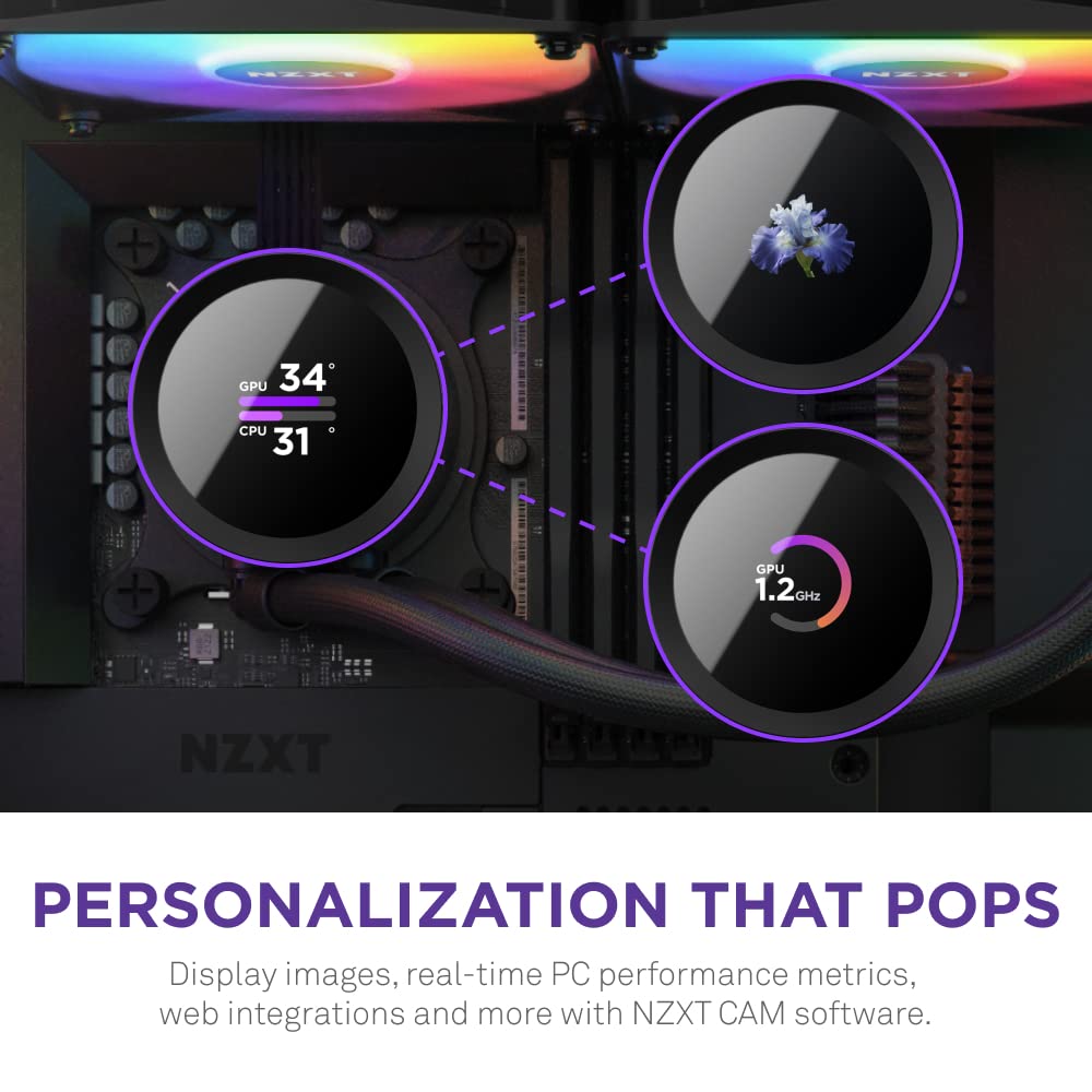 NZXT RL-KR360-B1 Kraken 360 RGB AIO Liquid Cooler
