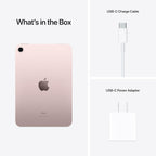 Apple iPad mini - 6th Gen, A15 Bionic, 256GB, Wi-Fi, Pink