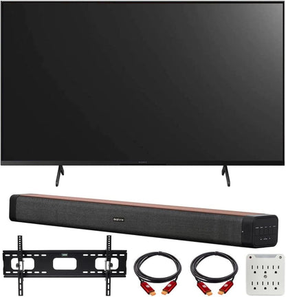 Sony E2SNKD50X85K 50" 4K TV Bundle, Soundbar, Mount