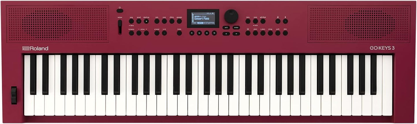 Roland GOKEYS3-RD Music Creation 61-Note Keyboard Red