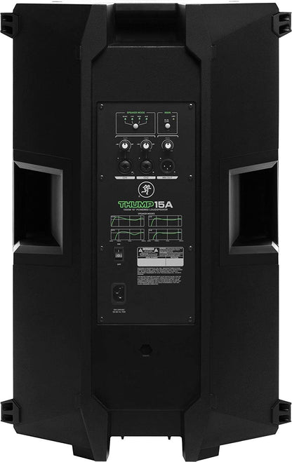 Mackie THUMP15A 1300W 15" Powered Loudspeaker Bundle