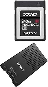 Sony 240GB XQD G Series Memory Card and Reader
