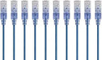 Monoprice 133236 Cat6A Ethernet SlimRun 10-Pack