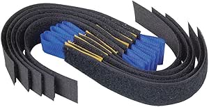 RCA TPH554R Color Hook/Loop Cable Ties 10-Pack