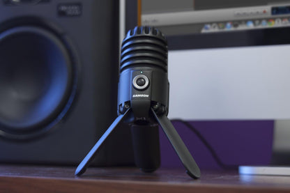 Samson SAMTRTB Meteor Mic USB Studio Microphone Titanium Black