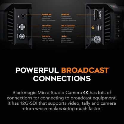 Blackmagic Design Micro Studio Camera 4K G2 Bundle