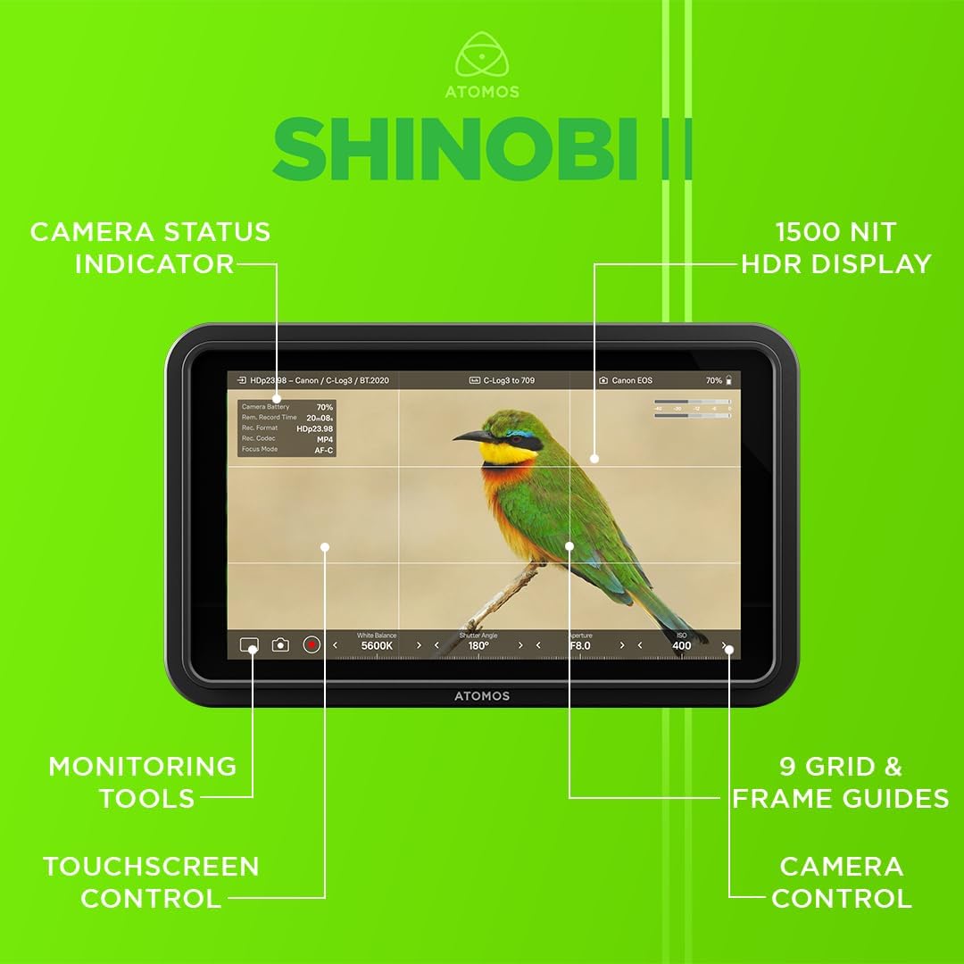Atomos SHINOBI2 5.2" 4K HDMI Monitor
