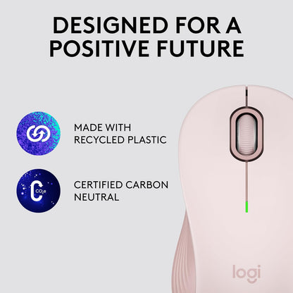 Logitech 910-006593 Signature M550 Rose Wireless Mouse