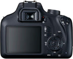 Canon 4000D Rebel T100 DSLR Lens Kit (Renewed)