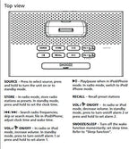 RCA RC150i Dual Wake Clock Radio iPod iPhone