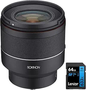 Rokinon E10ROIO5014E 50mm F1.4 Sony E-Mount Lens