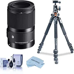 Sigma 70mm f/2.8 DG Art Macro Lens Canon EF Bundle
