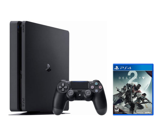 Sony PS4 Slim 1TB Jet Black Bundle Destiny 2