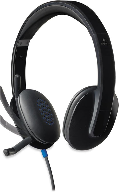 Logitech LOG981000510 H540 USB Corded Headset Black
