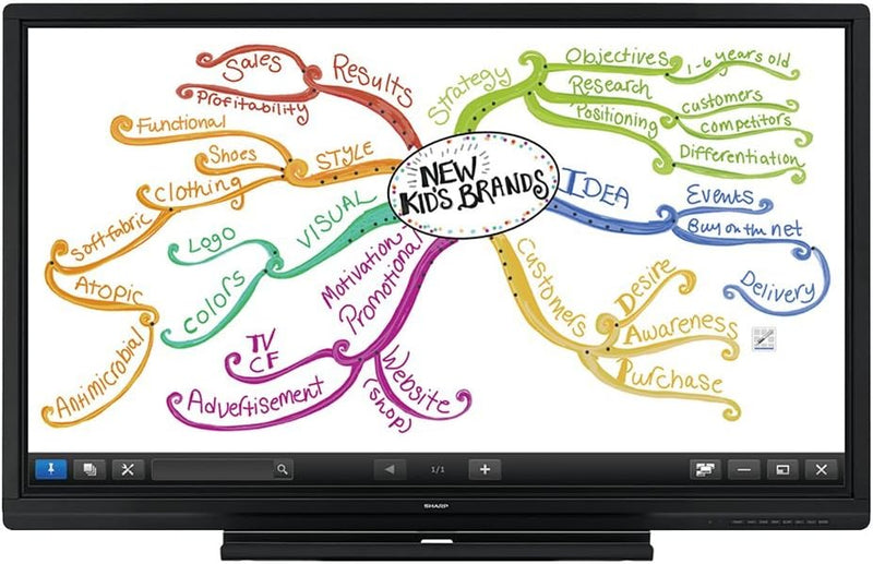 Sharp PN-C705B 70-Inch Aquos Board Interactive Display — main product image
