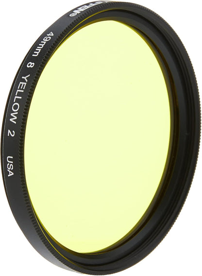 Tiffen 498Y2 49mm #8 Yellow Filter B&W Photography