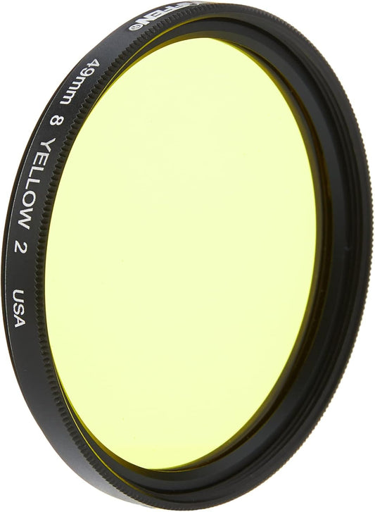 Tiffen 498Y2 49mm #8 Yellow Filter B&W Photography
